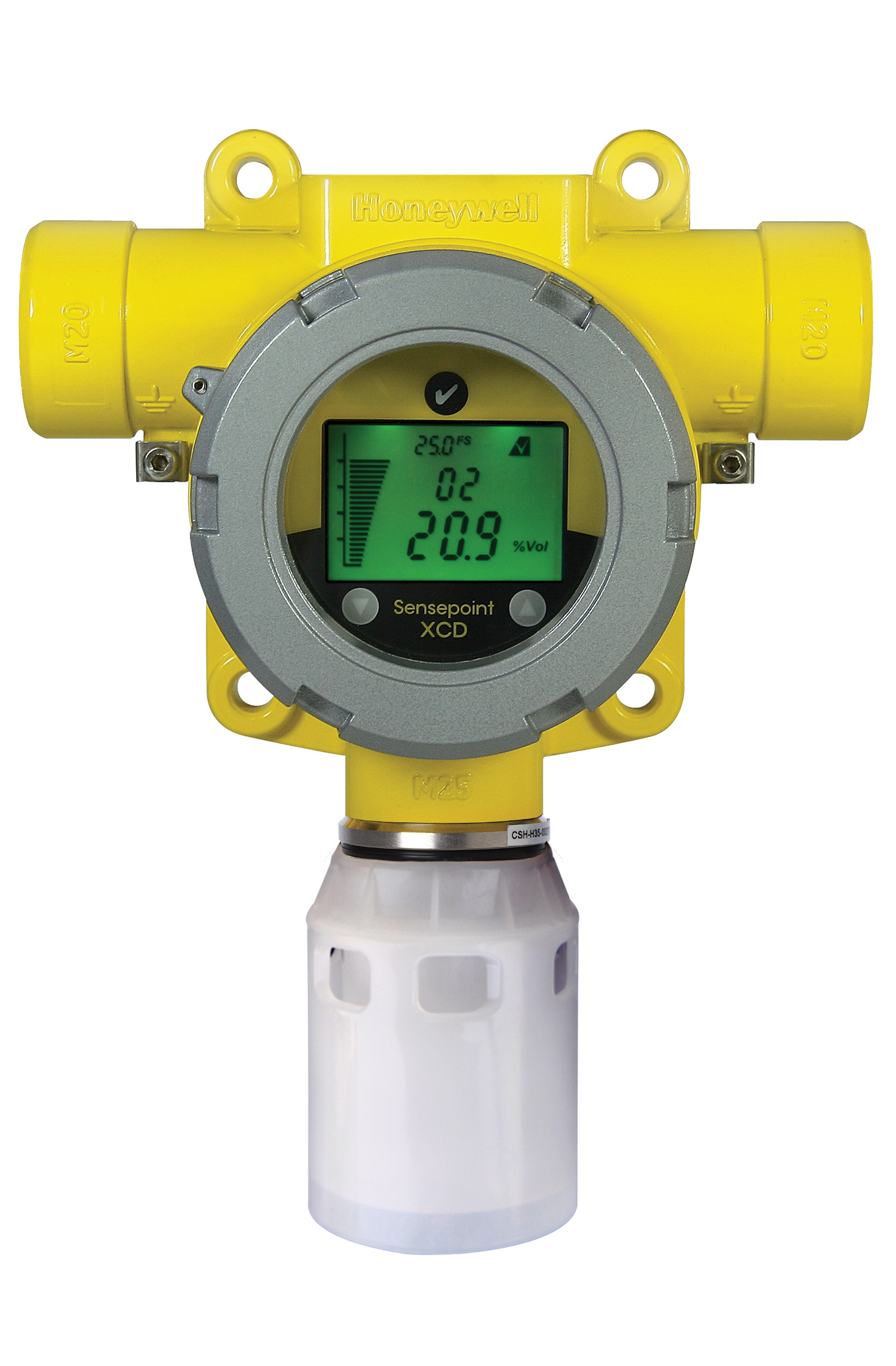 Detector Industrial De Gas Con Sensor EC De Hidrogeno H2 0-1000 ppm Salida 4-20 mA Certificación UL/c-UL/INMETRO Entradas 2x3/4 NPT Carcasa Pintado De Aluminio Grado Marino Protección Contra Intemperie De Nailon SPXCDULNG1 - Código: SPXCDULNG1 | Compra en Guadalajara