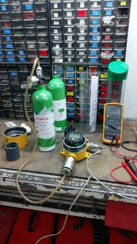 Calibracion de detectores de gas con mezclas certficadas